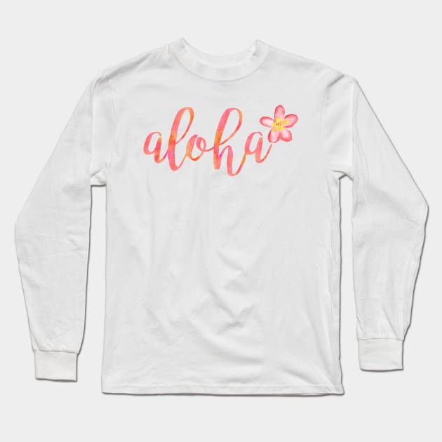 Aloha Long Sleeve T-Shirt by nathanr